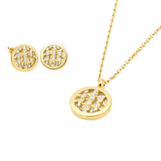Chanel Vintage Inspired Cc Medallion Gold Tone Resin Jewelry premium replica - image 1