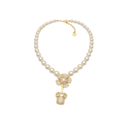 Chanel Brooch Crystal Lettering Cc Logo Jewelry premium replica - image 1