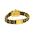 Chanel Watch | Première Black Yellow Chain Leather Strap