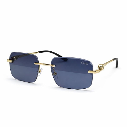 Cartier Glasses | Signature Gold Frame Sunglasses