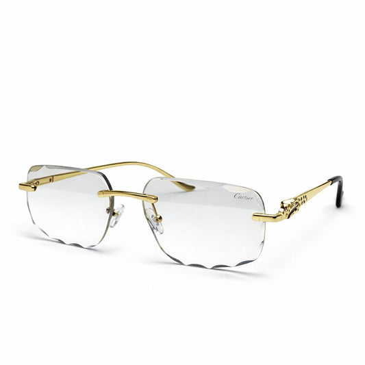 Cartier Glasses | Classic Rimless Frame Sunglasses