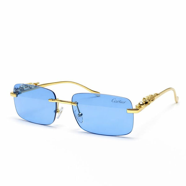 Cartier Retro Round Frame Sunglasses