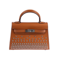 Hermès Bag | Clouté Mini Kelly 20 Brown