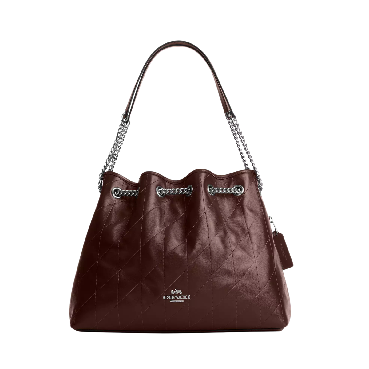 Coach Bag Evelyn Large Quilted Maple Red Bag premium replica - image 1