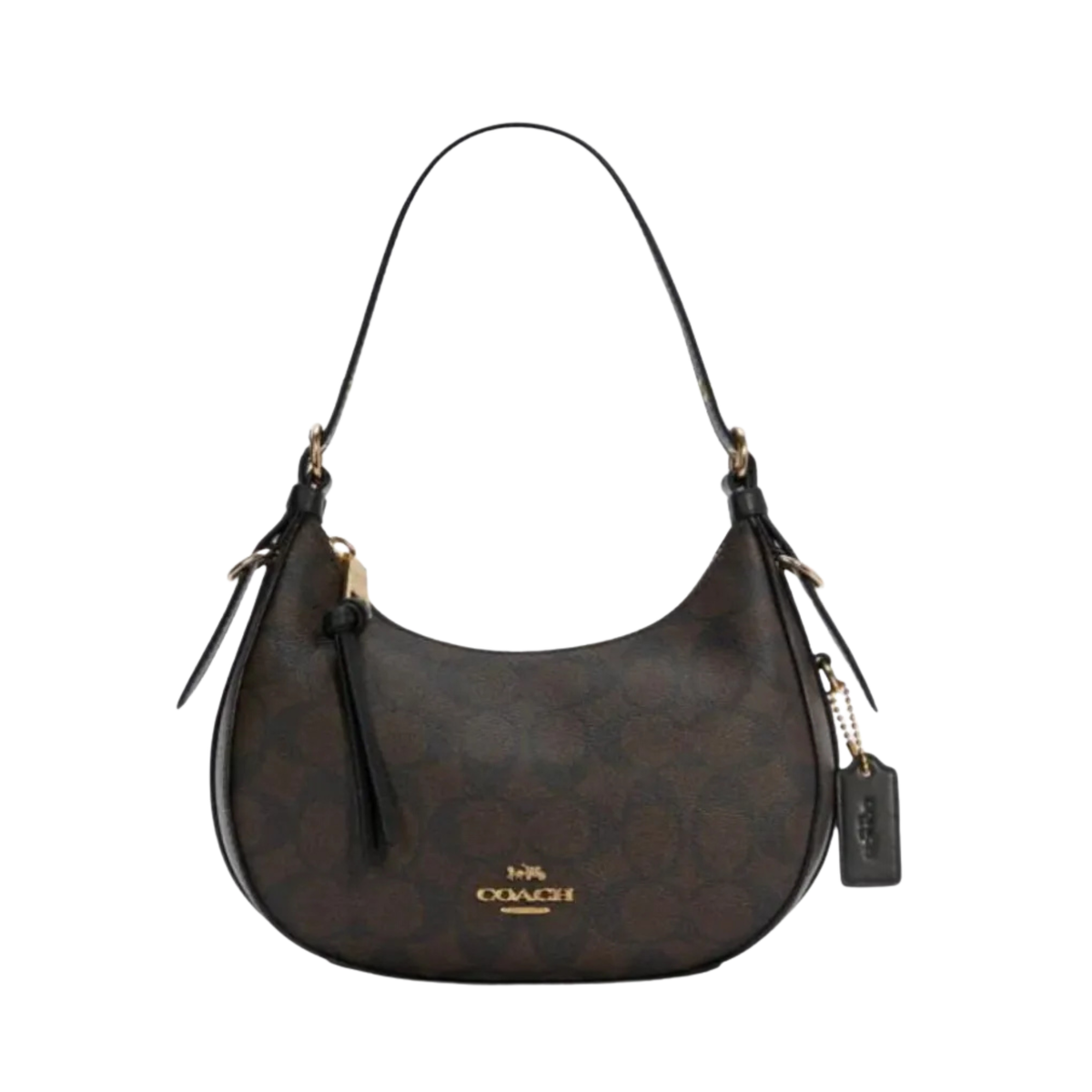 Coach Bag Kleo Hobo Signature Canvas Chestnut Beige Bag premium replica - image 1