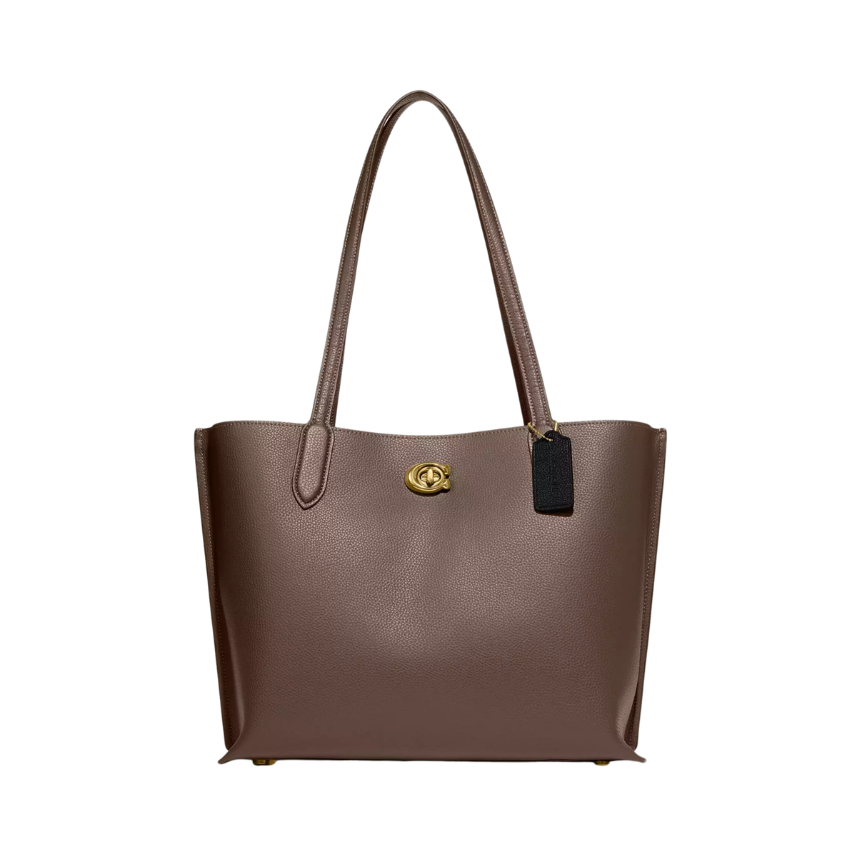 Coach Bag Willow Tote Dark Stone Brown Bag premium replica - image 1