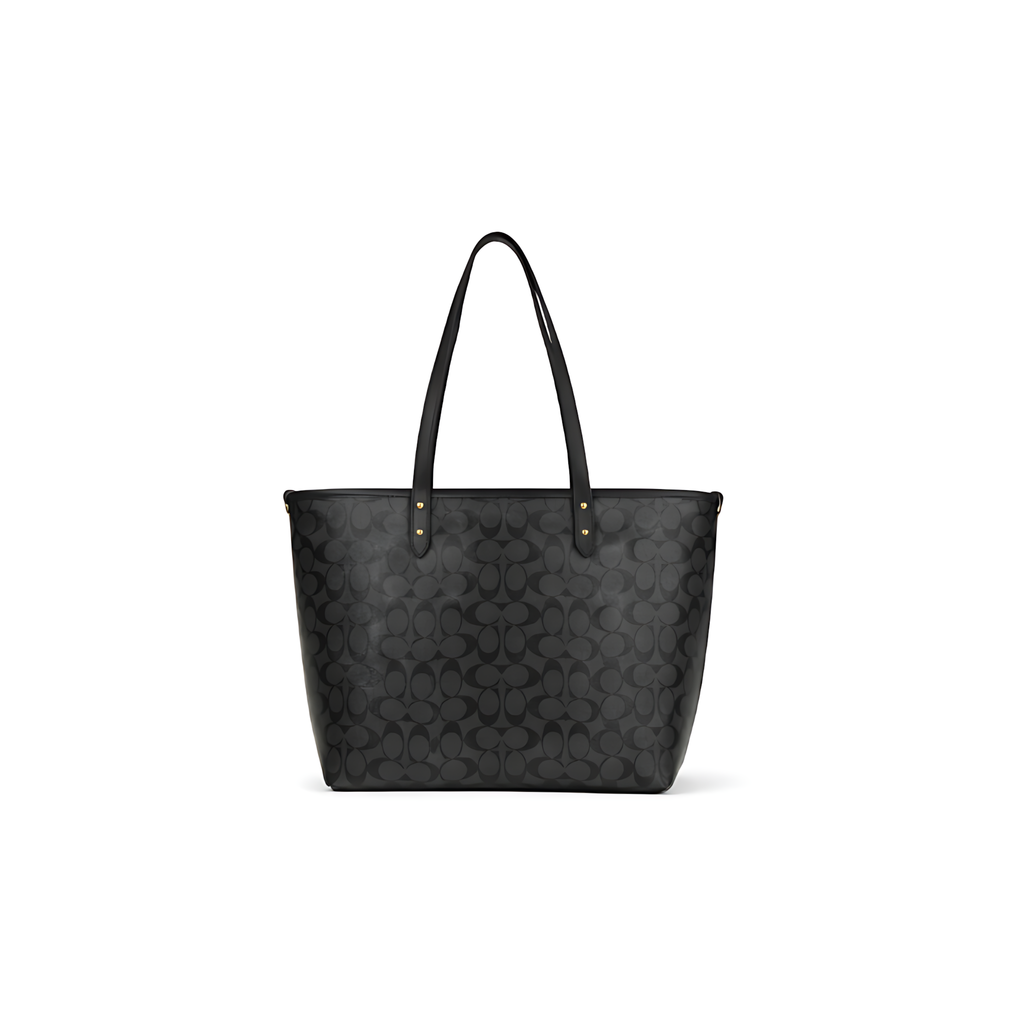 Coach Bag | City Tote Signature Canvas Black