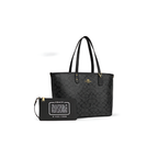 Coach Bag | City Tote Signature Canvas Black