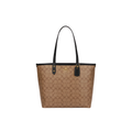 Coach Bag | City Tote Signature Canvas Light Brown