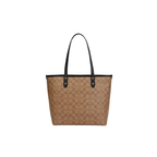 Coach Bag | City Tote Signature Canvas Light Brown