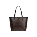 Coach Bag | City Tote Signature Canvas Dark Brown