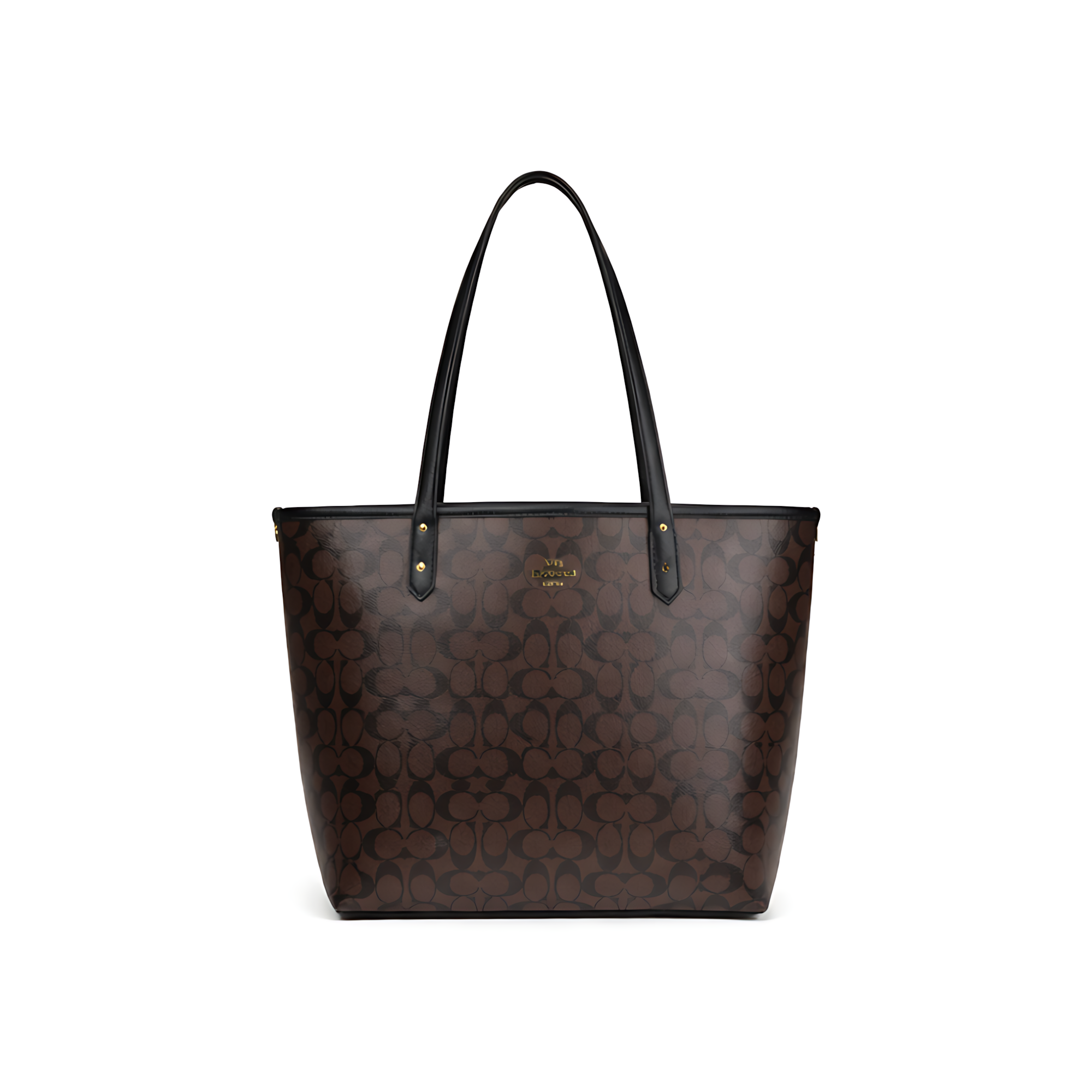 Coach Bag | City Tote Signature Canvas Dark Brown