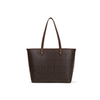 Coach Bag | City Tote Signature Canvas Brown