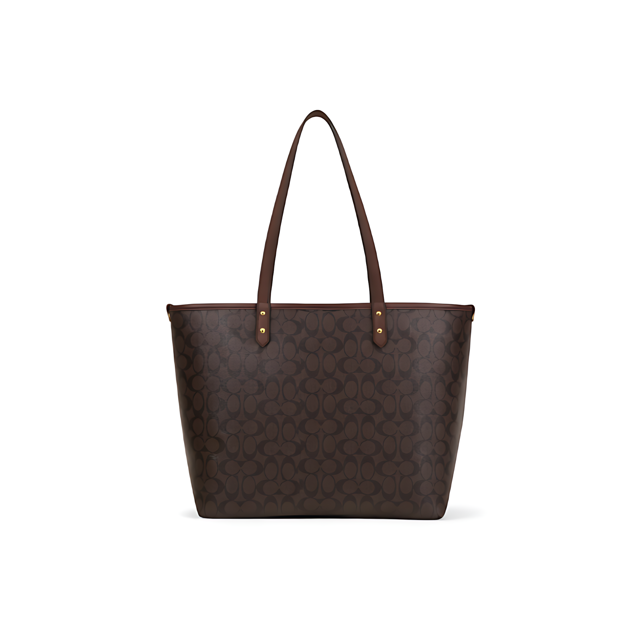 Coach Bag | City Tote Signature Canvas Brown