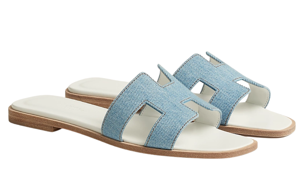 Hermès Slipper | Oran Light Blue