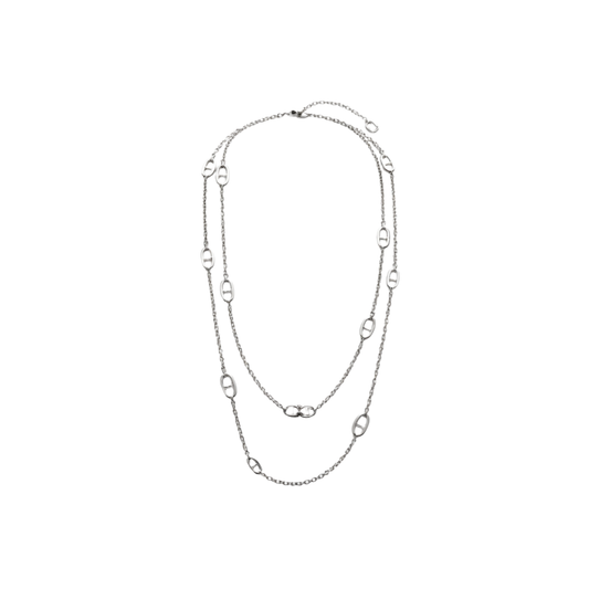 Dior Jewelry | Navy Long Necklace Silver