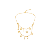 Dior Layered Charm Necklace Gold Jewelry premium replica - image 1