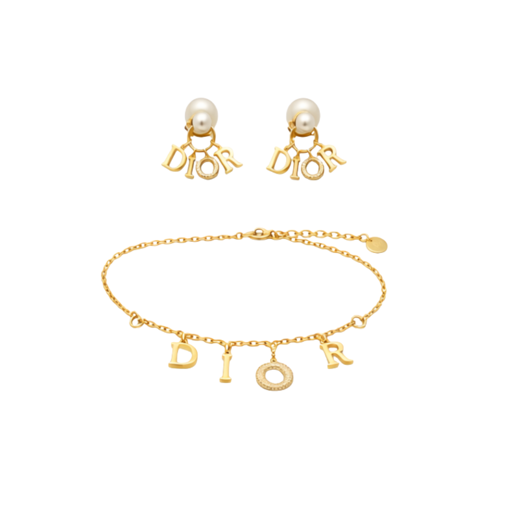 Dior Jewelry | Layered Charm Necklace Gold