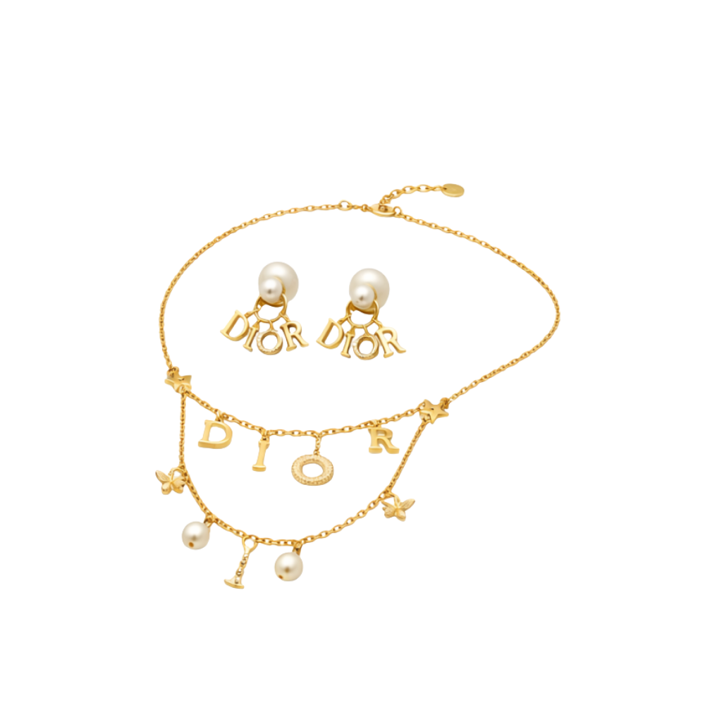 Dior Jewelry | Layered Charm Necklace Gold