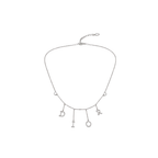 Dior Jewelry | Letter Charm Necklace Silver