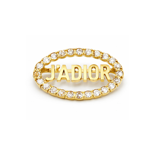 Dior Jewelry | Adior Crystal Brooch Gold