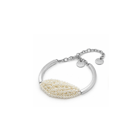 Dior Jewelry | Pearl Cuff Bracelet Gold Silver