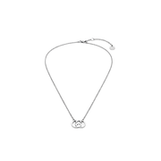 Gucci Interlocking G Logo Necklace Silver Jewelry premium replica - image 1
