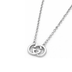 Gucci Jewelry | Interlocking G Logo Necklace Silver