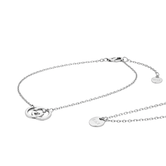 Gucci Jewelry | Interlocking G Logo Necklace Silver