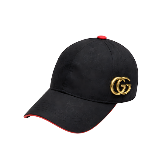 Gucci Logo Gold Cap - Patch Black - View 1