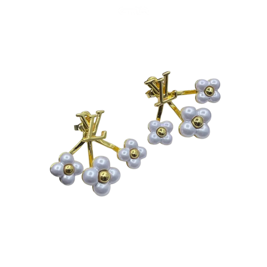 Louis Vuitton Jewelry | LV Floragram Earrings