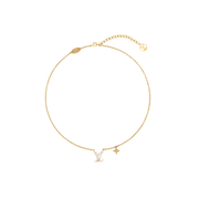 Louis Vuitton Lv Iconic Necklace Gold Jewelry premium replica - image 1