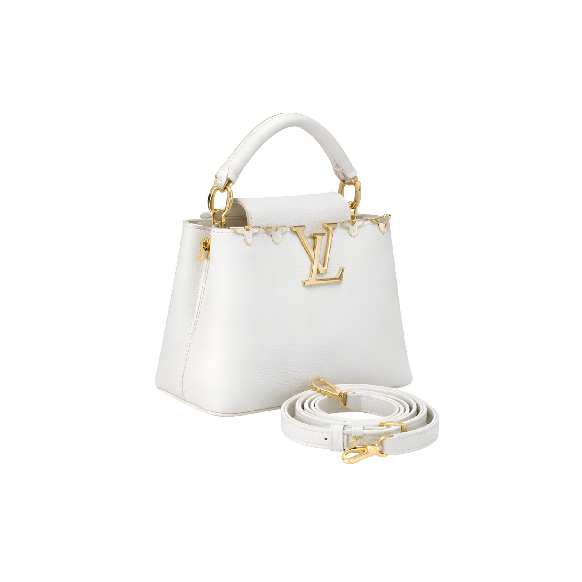 Louis Vuitton Bag | Ćapucines Taurillon White