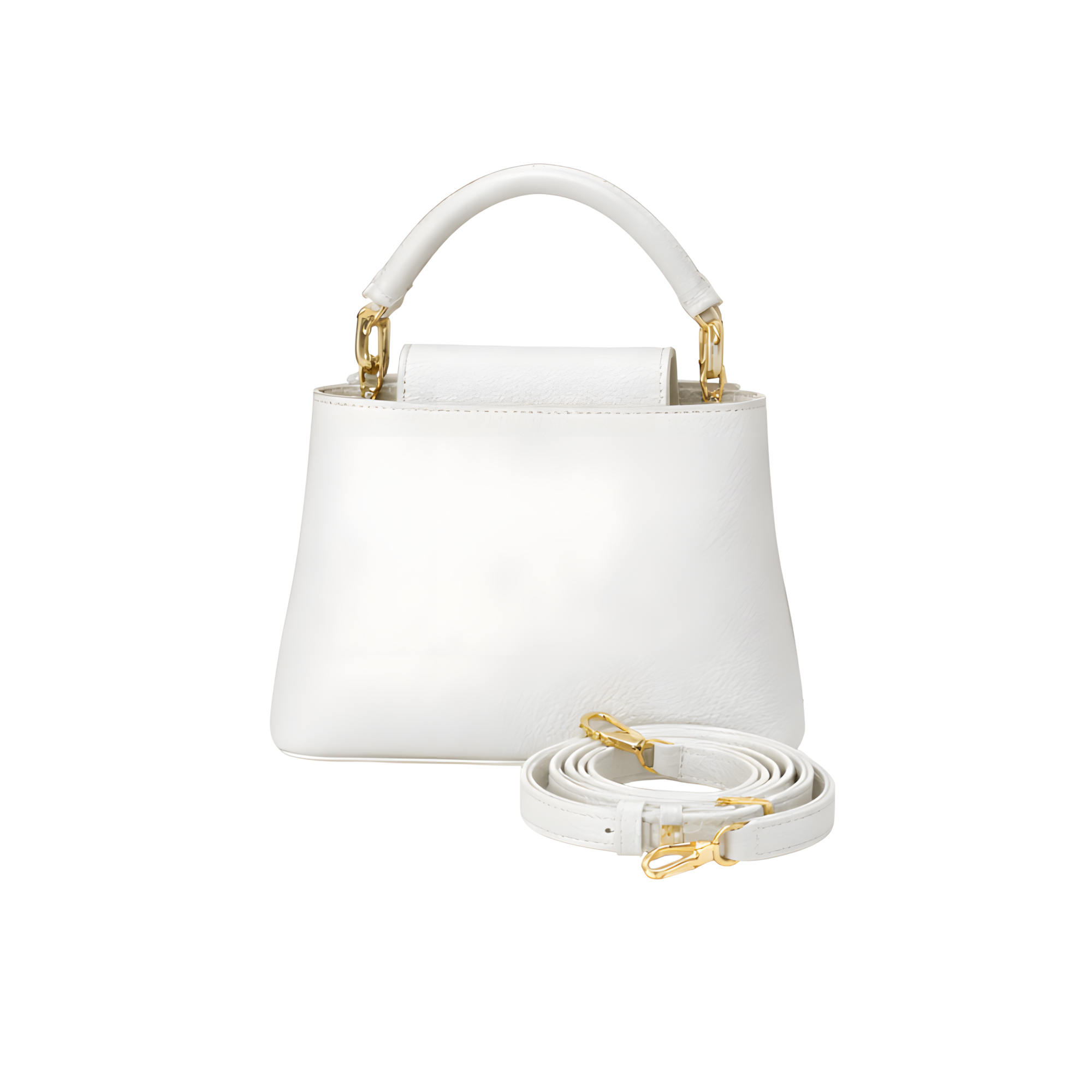 Louis Vuitton Bag | Ćapucines Taurillon White