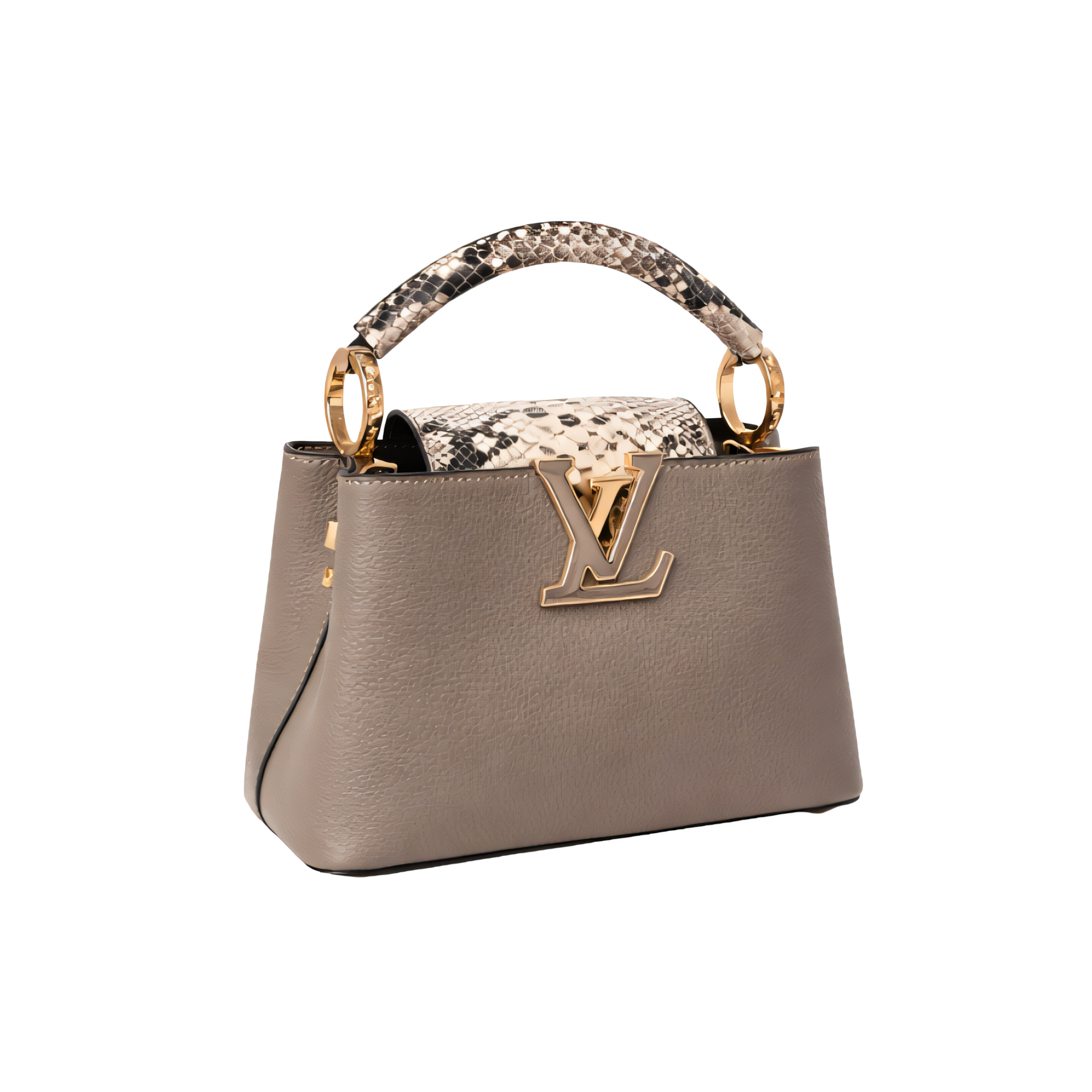 Louis Vuitton Bag | Ćapucines Steeple Grey Python
