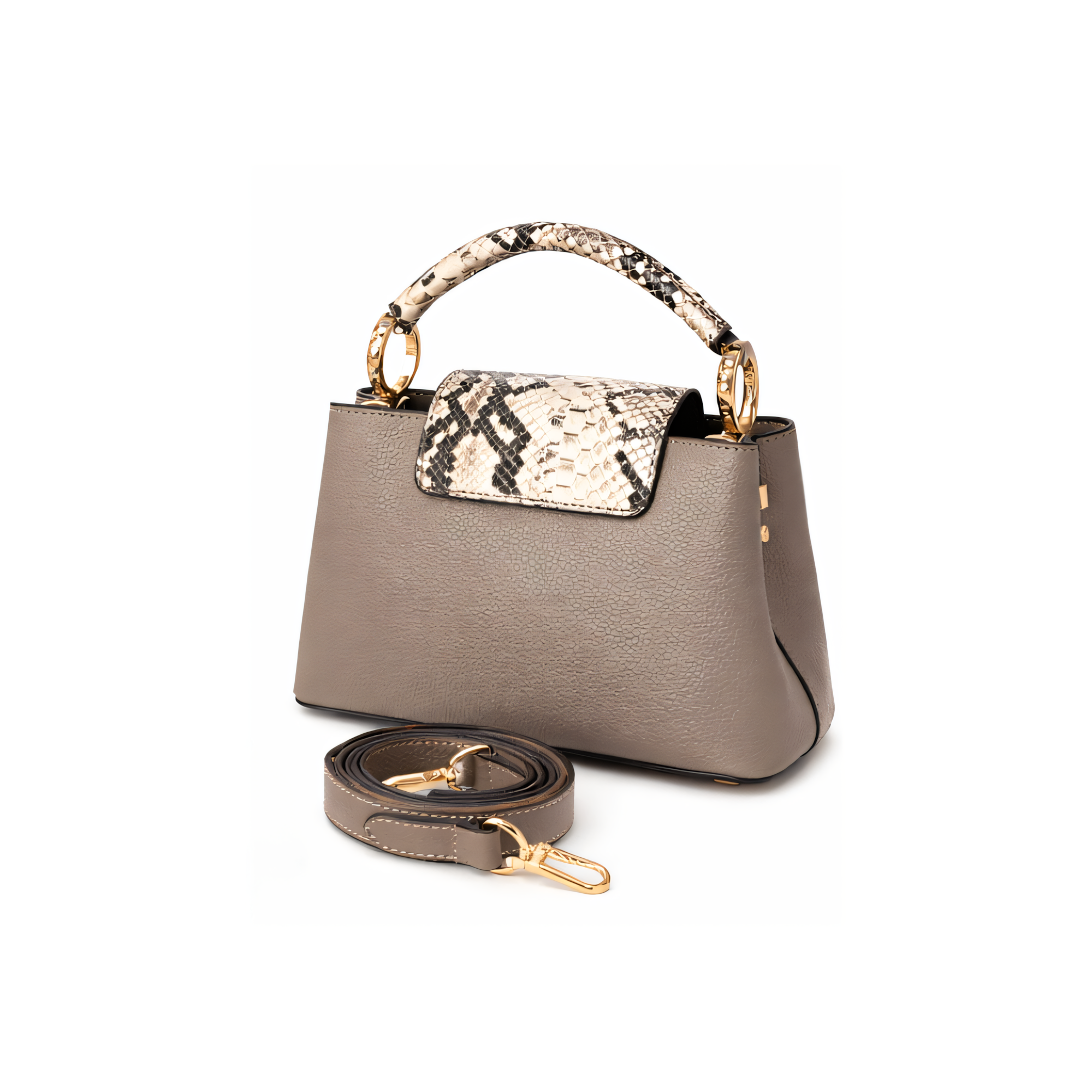 Louis Vuitton Bag | Ćapucines Steeple Grey Python