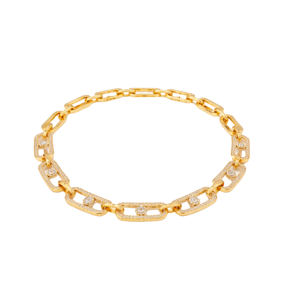 Messika Jewelry Pave Yellow Gold Full Diamonds Jewelry premium replica - image 1