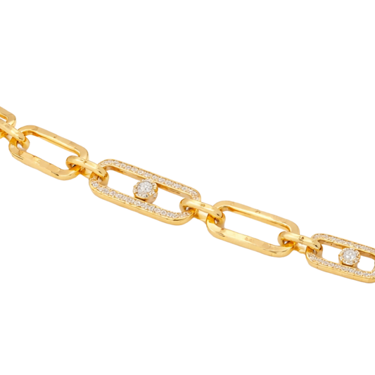 Messika Jewelry | Pave Yellow Gold Full Diamonds