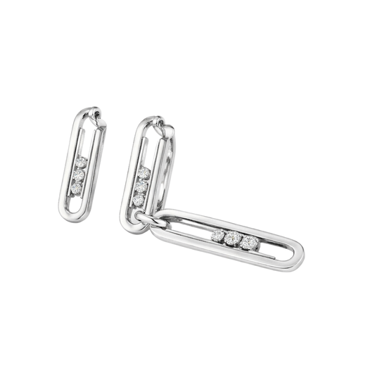 Messika Jewelry | Romane Large Set White Gold Diamonds