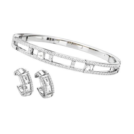 Messika Jewelry | Move Romane Pavé White Full Diamonds