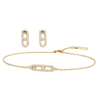 Messika Jewelry | Uno Drop Pendant Yellow Gold Diamonds