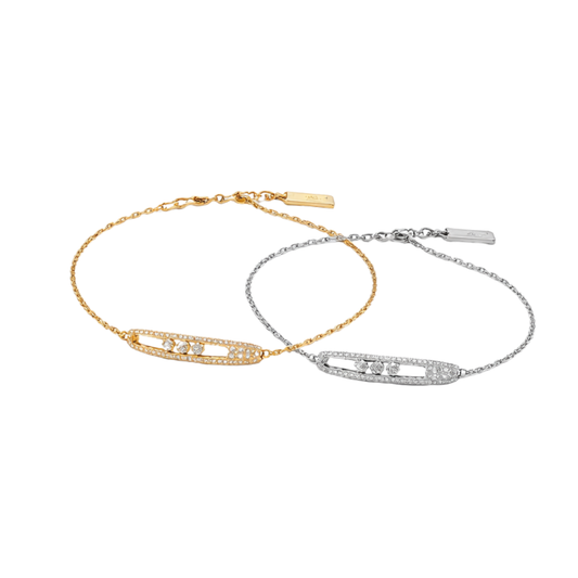 Messika Jewelry | My Twin Toi Moi Rose Gold Diamonds