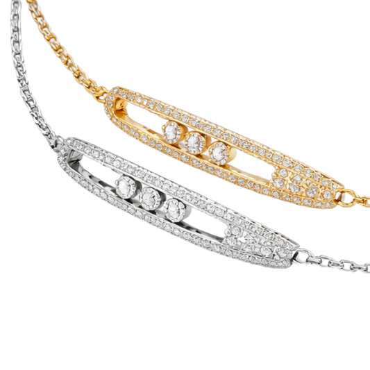 Messika Jewelry | My Twin Toi Moi Rose Gold Diamonds