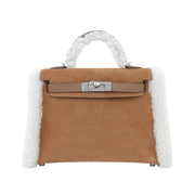 Hermès Mini Kelly Ii 20 Teddy Chamois Bag premium replica - image 1