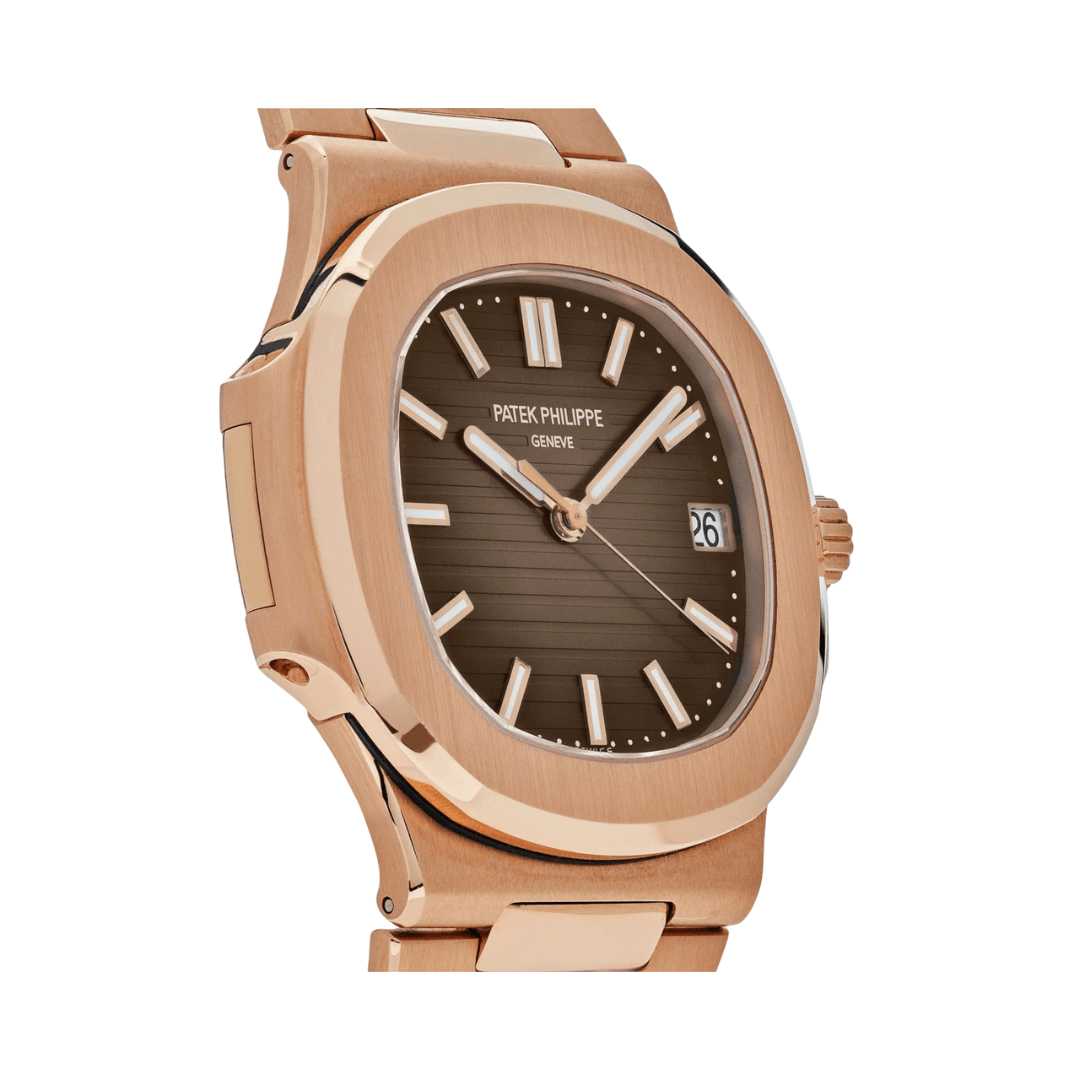 Patek Philippe | Nautilus Rose Gold Brown Dial - Free & Fast UAE Shipping