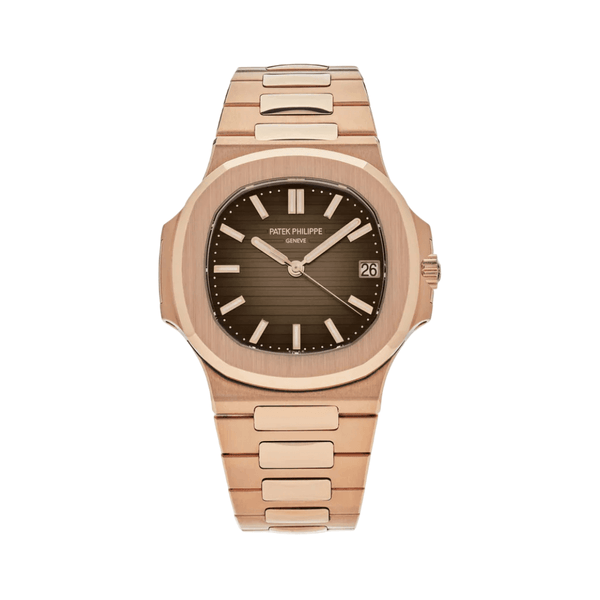 Patek Philippe Watch | Nautilus Rose Gold Brown Dial