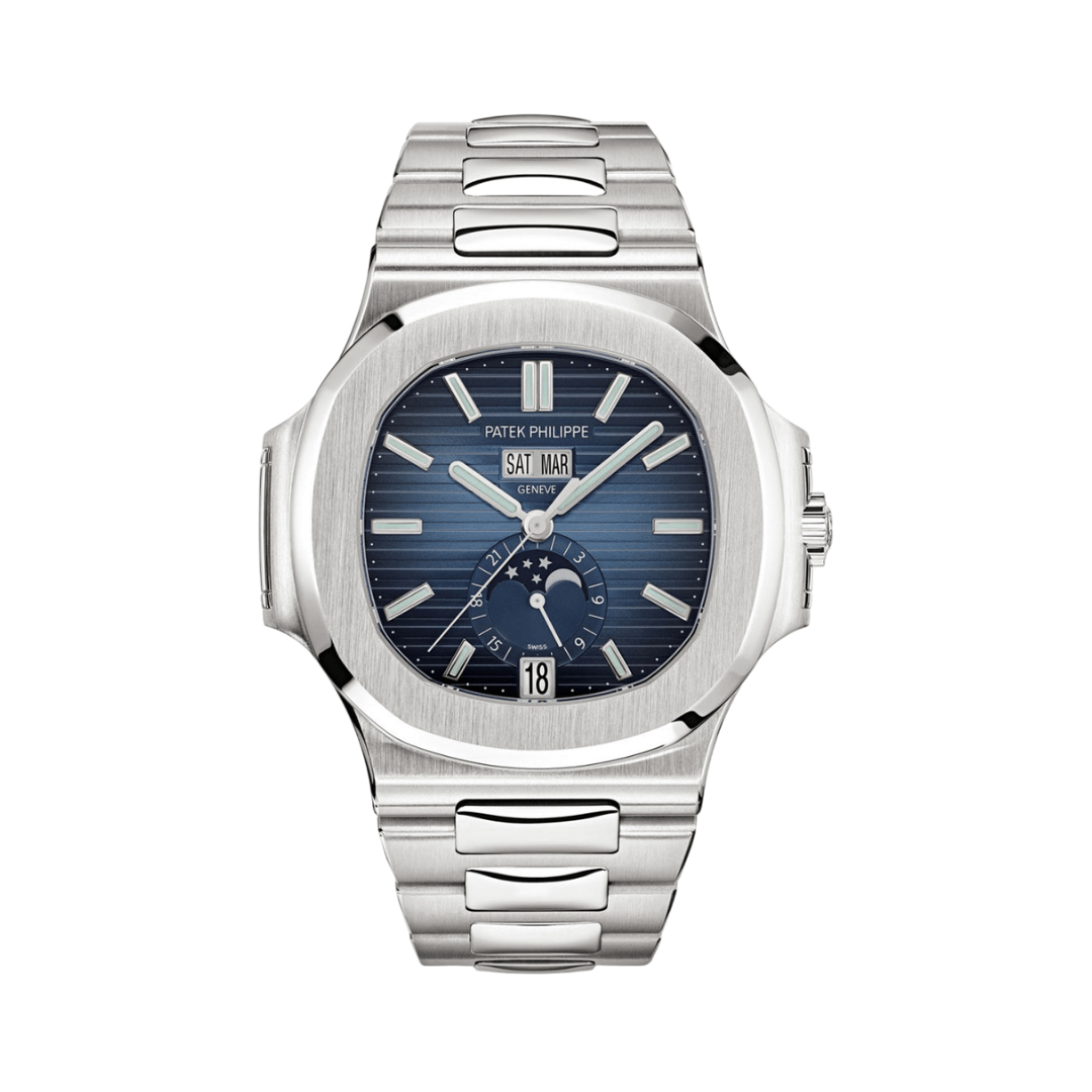 Patek Philippe | Nautilus Gradient Blue Dial - Free & Fast UAE Shipping