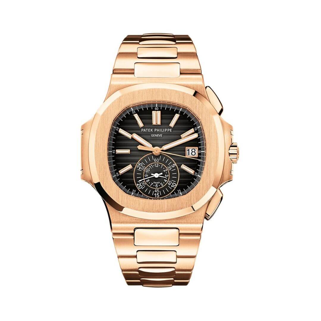 Patek Philippe Watch | Nautilus Gold Black Gradient Dial