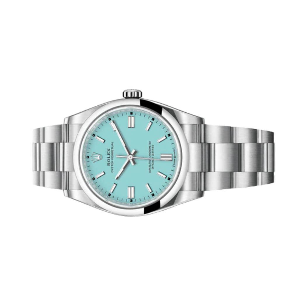 Rolex | Oyster Perpetual 36 Torquoise Blue Dial - Free & Fast UAE Shipping