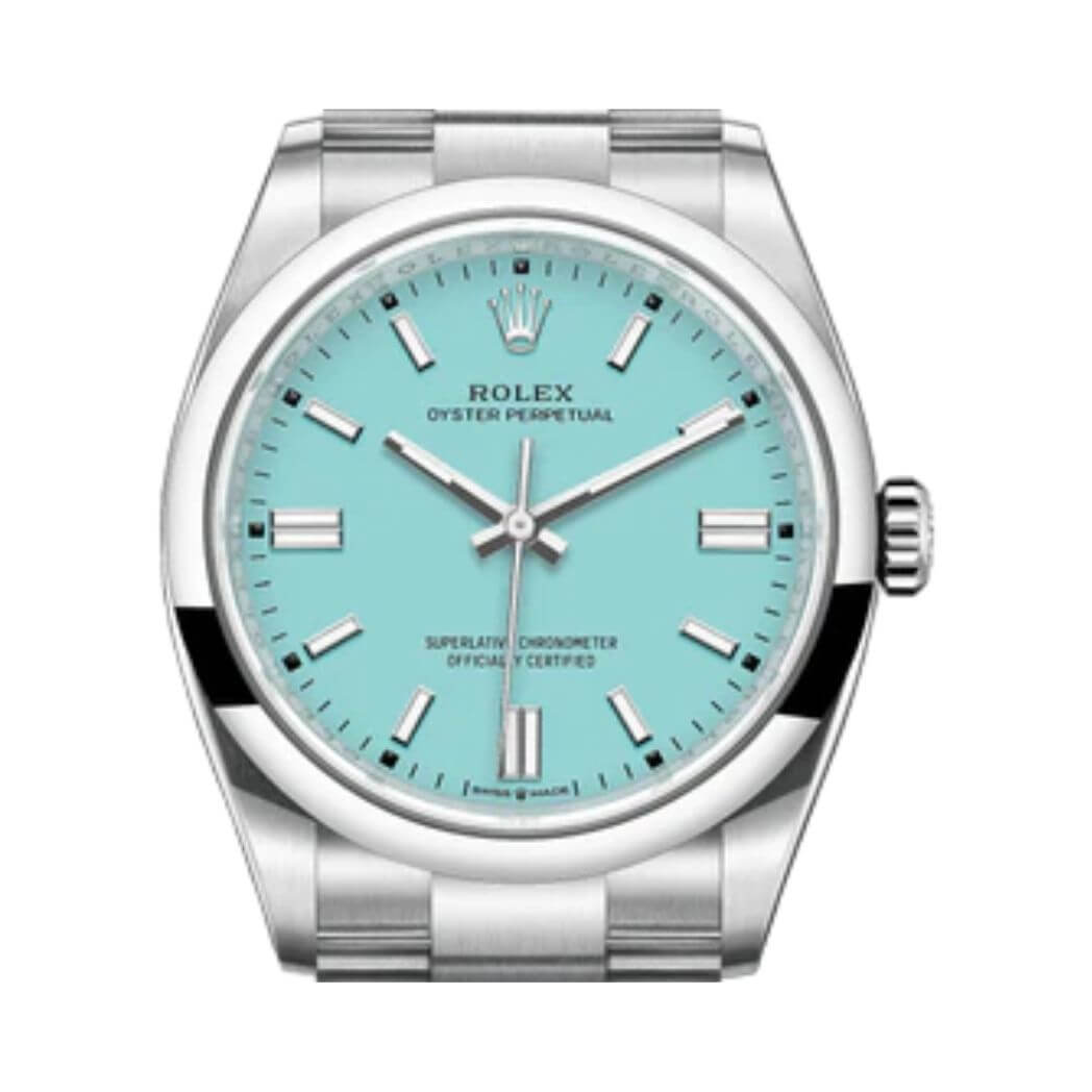 Rolex | Oyster Perpetual 36 Torquoise Blue Dial - Free & Fast UAE Shipping